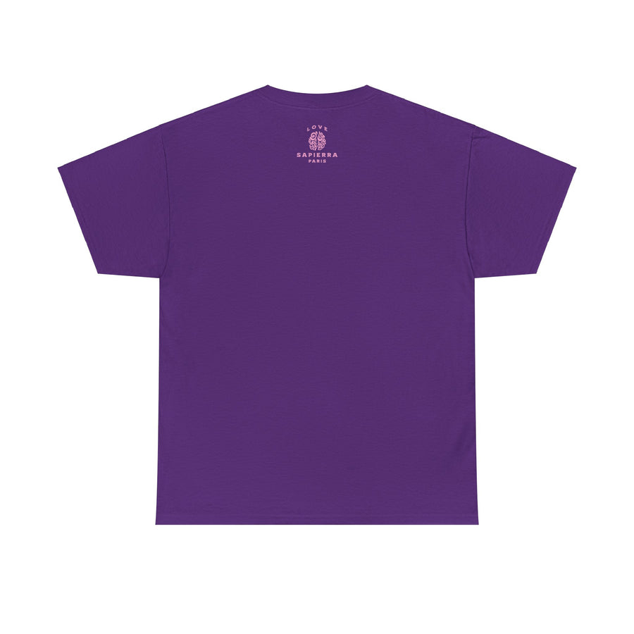 T-shirt Love Violet Unisex