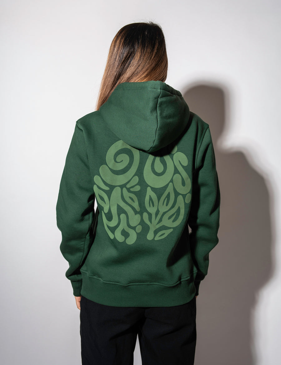 Hoodie Terra Vert unisex