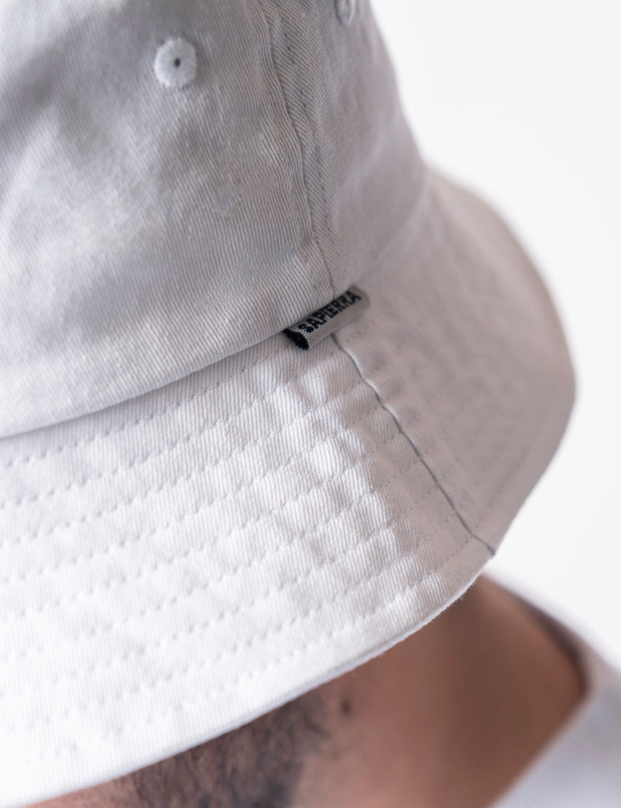 White Harmonia Bucket Hat