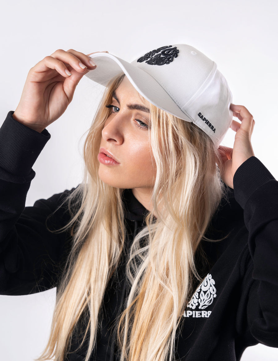 White Sapio baseball cap