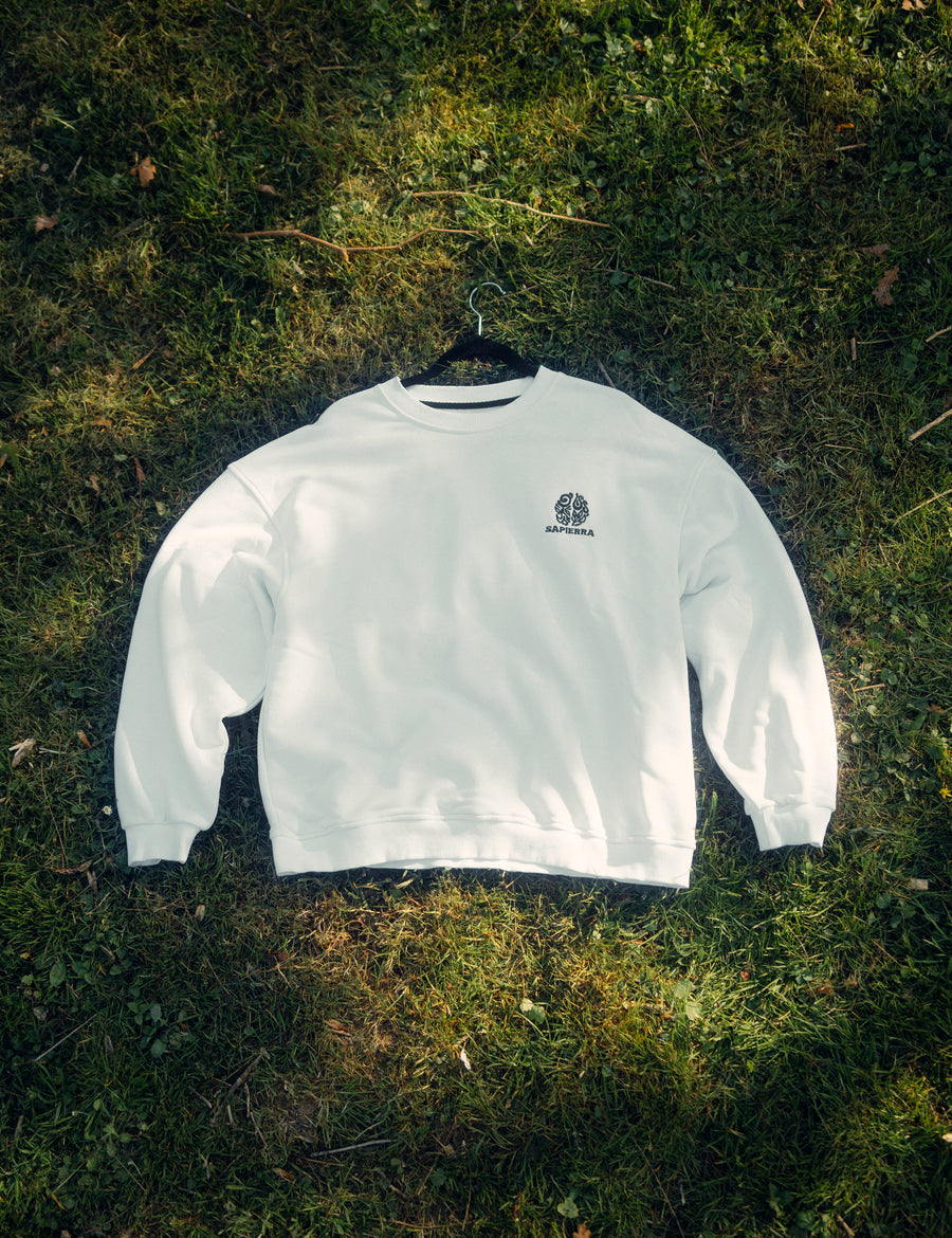 White Primas sweat-shirt unisex